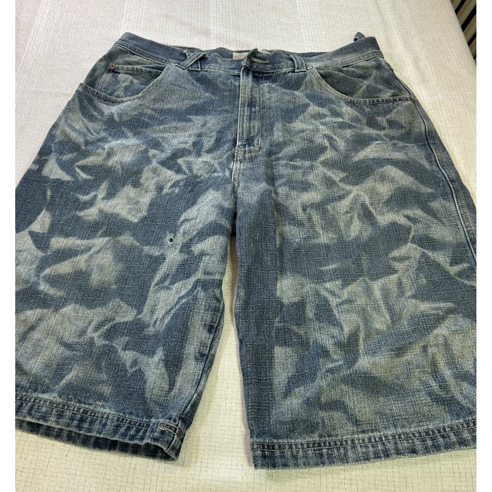 Vintage Y2K Mens Tool Jeans Denim Shorts. Sz 38/14 & Blue. Faded‎